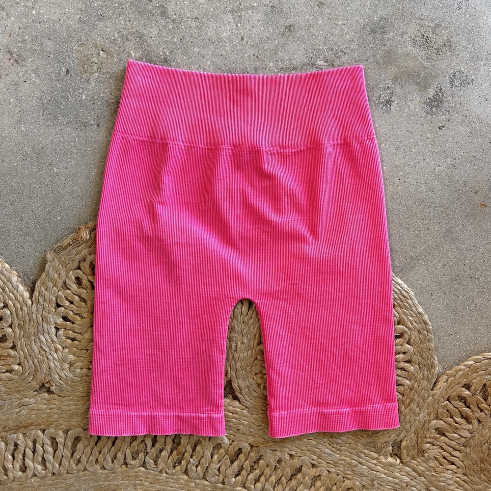 Hot Pink Biker Shorts